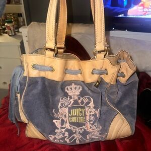 Juicy Couture Blue and Tan Daydreamer
